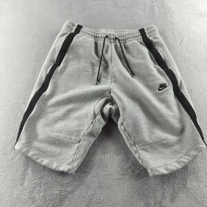 Nike Tech Fleece Shorts Mens XL Gray Athletic Drawstring Zip Pocket 727338-063